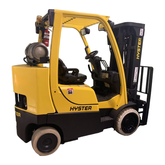 Hyster J004 Service & Repair Manual