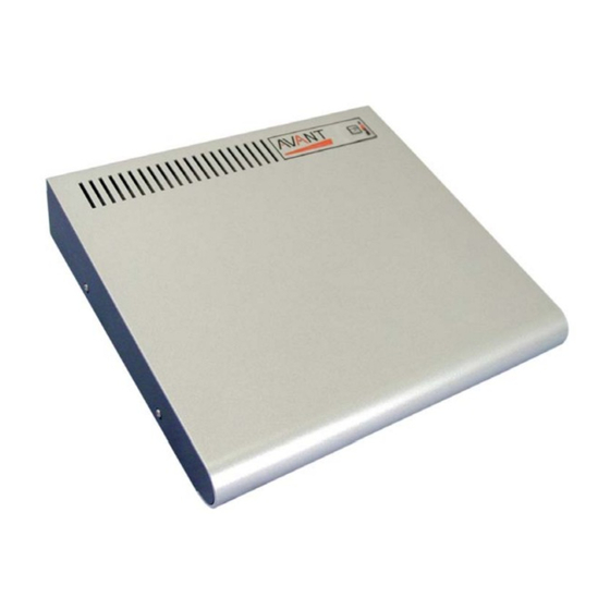 MedRx AVANT Installation Manual