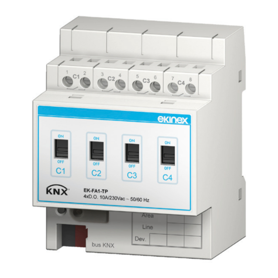 Ekinex EK-FA1-TP Manual