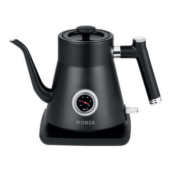 ECG FORZA 5000 Pour Over Nero Instruction Manual