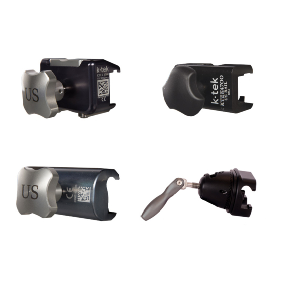 User Manuals: KYRA MEDICAL k-tek KTEK4600 Series Clamps