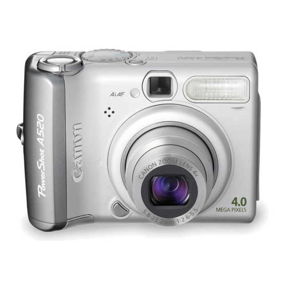Canon PowerShot A520 User Manual