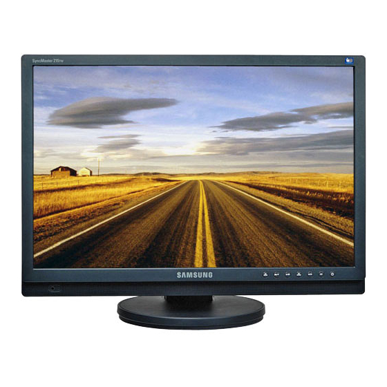 Samsung 215TW - SyncMaster - 21" LCD Monitor Service Manual