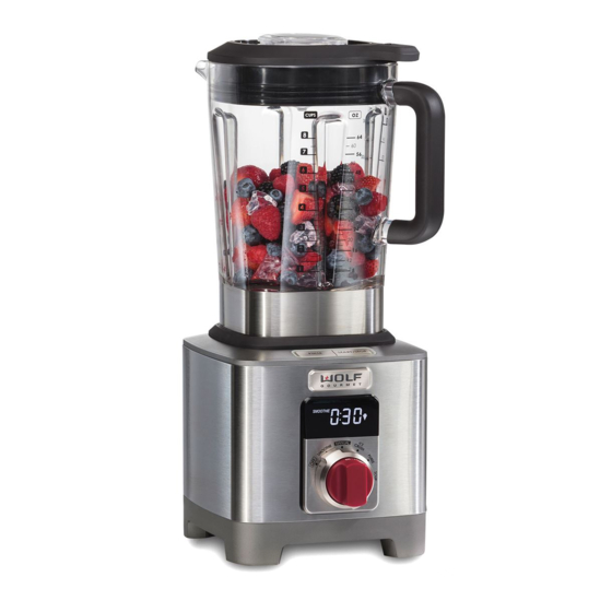 Wolf Gourmet Blender Manuals