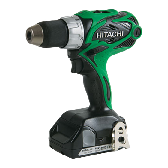 Hitachi Koki WH 14DSAL Handling Instructions Manual
