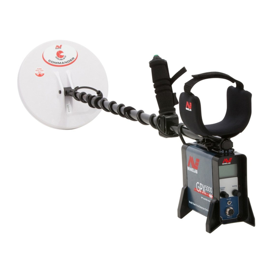 Minelab GPX 5000 Quick Start Manual