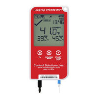 CONTROL SOLUTIONS LogTag VFC400-WiFi Product User Manual