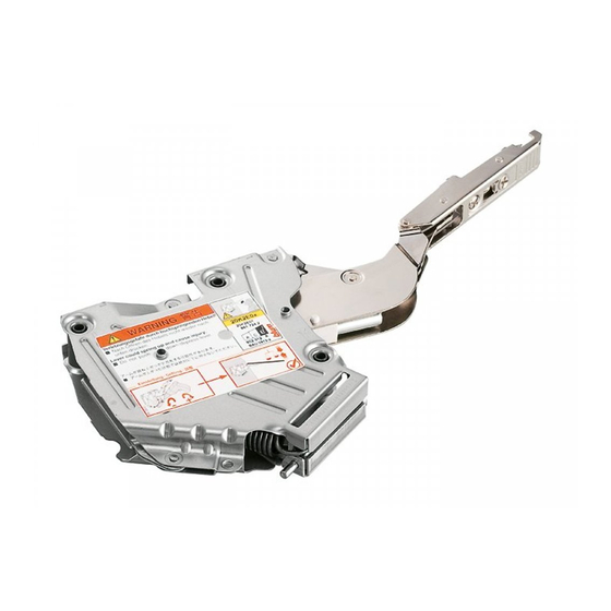 BLUM BLUMOTION AVENTOS HK-S Quick Start Manual