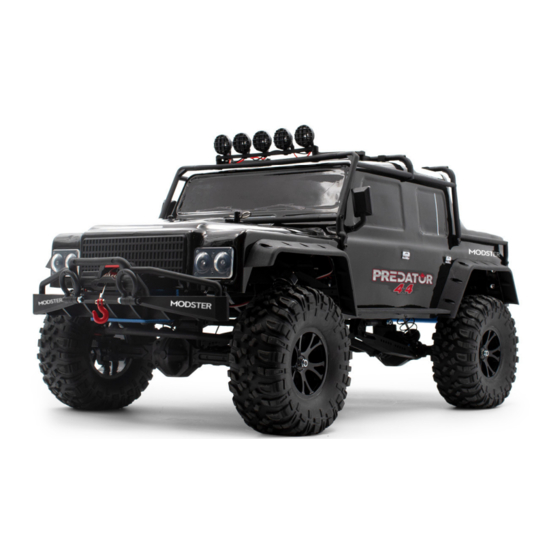 MODSTER Predator 4x4 Crawler Manuals