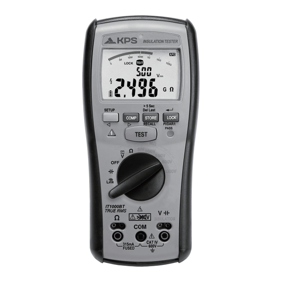 KPS IT1000BT Manuals