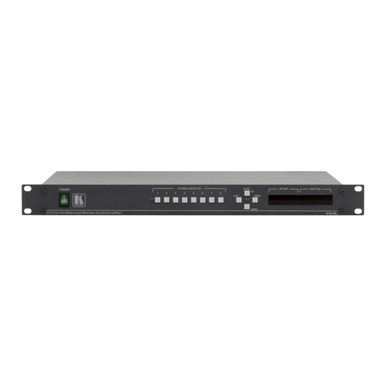User Manuals: Kramer VA-8XL Stereo Volume Controller