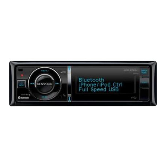 Kenwood KDC-BT61U Quick Start Manual