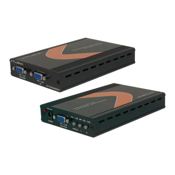 Atlona AT-VGA300CV User Manual