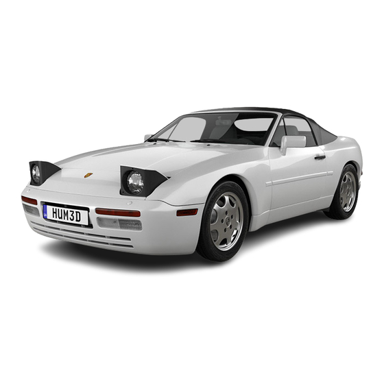 Porsche 944 Workshop Manual