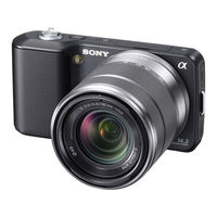 Sony NEX-5 - alpha; Interchangeable Lens Digital Camera Instruction Manual