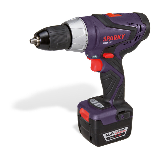 Sparky Group BR2 15Li HD Original Instructions Manual
