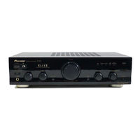 Pioneer ELITE  PD-F27 Specification Sheet