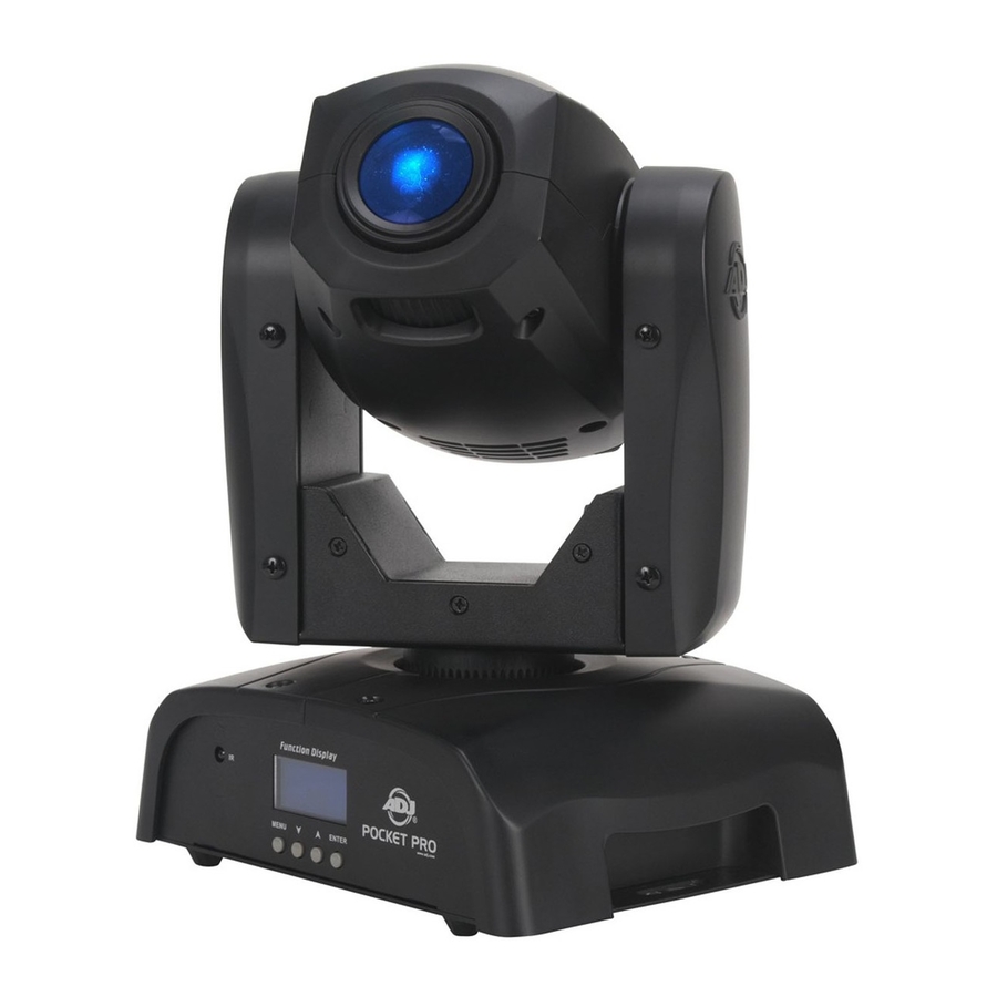 ADJ POCKET PRO User Instructions