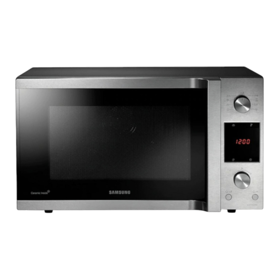 Samsung MC455THRCSR Owner's Instructions & Cooking Manual