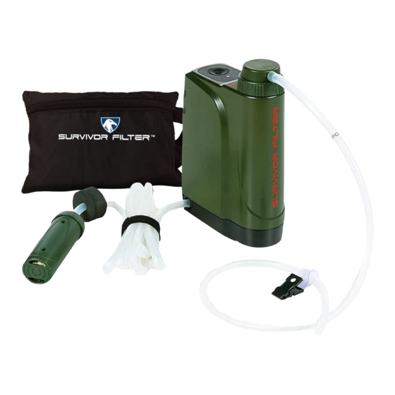 Survivor Filter PRO X Electric Survival Filter Instruction Manual