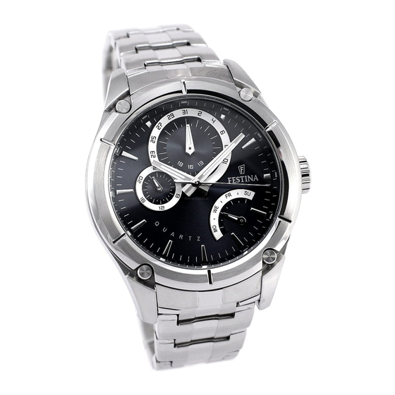 Festina IFMJR10 Instruction Manual