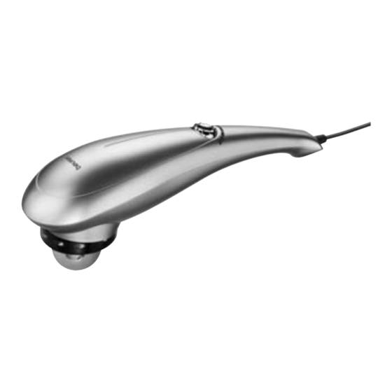 User Manuals: Beurer MG 48 Infrared Body Massager