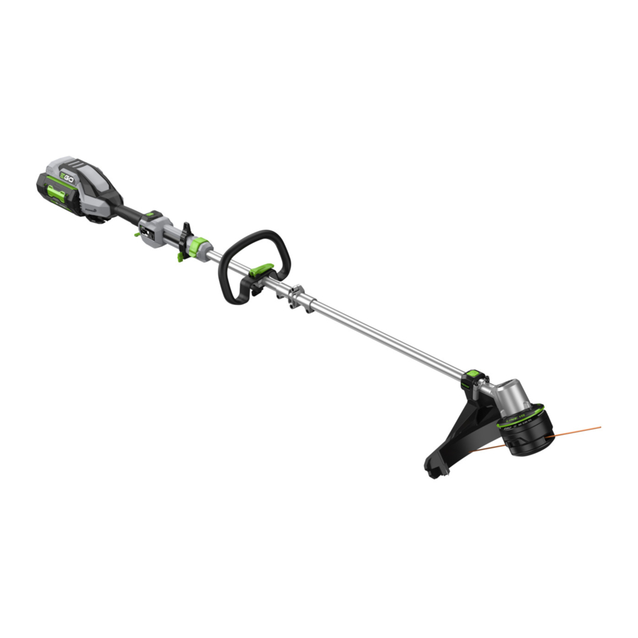 EGO Power Plus ST1610E-T - LINE TRIMMER Manual