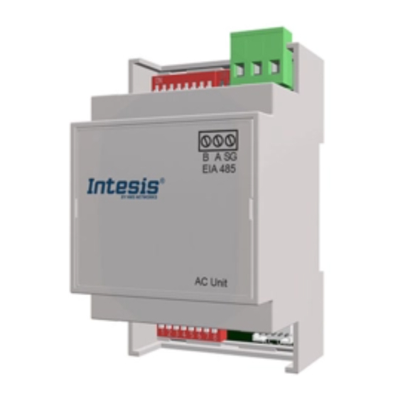 HMS Networks Intesis IN485PAN001I000 Manual