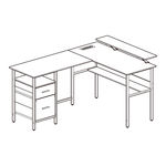 Songmics VASAGLE LWD095 Manual