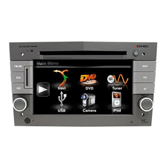ZENEC ZE-NC5010 User Manual