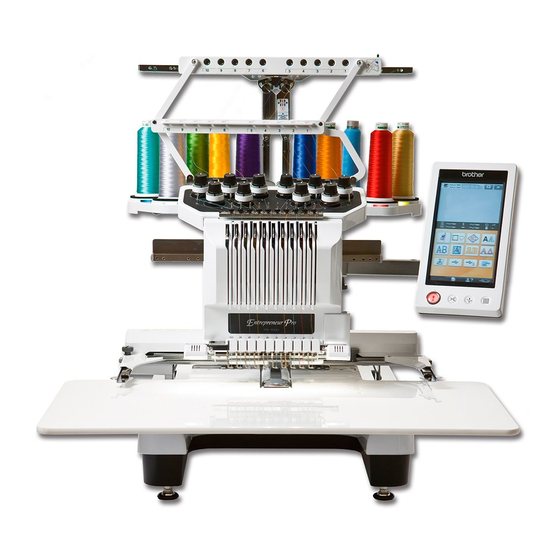 Brother Entrepreneur Pro PR1000e Quick Reference Manual