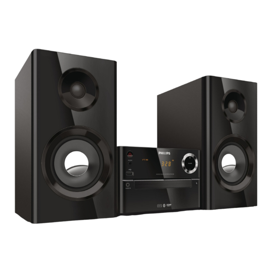 Philips BTM2180 Micro music system manual