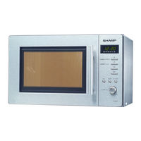 SHARP R-26ST Operation Manual With Cookbook