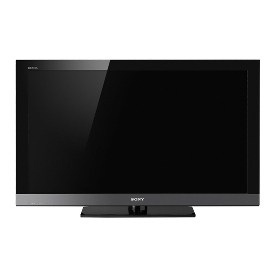 Sony Bravia KLV-40EX600 Operating Instructions Manual