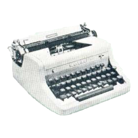 Royal Portable typewriter Manuals