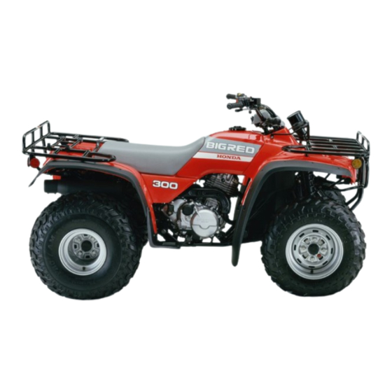 Honda 1991 TRX300 Fourtrax Manuals