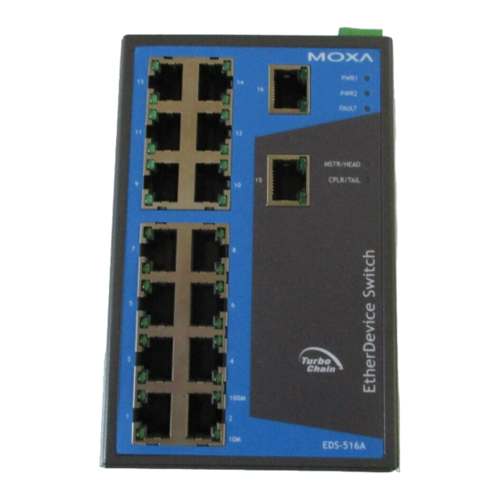 Moxa Technologies EDS-516A Series Installation Manual