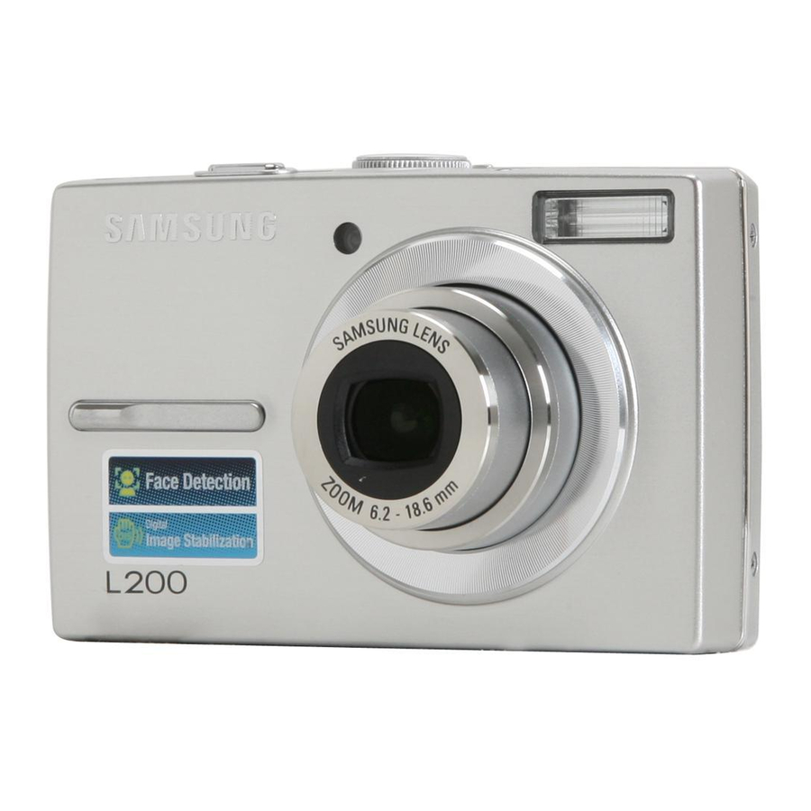 Samsung L200 - Digital Camera - Compact Manuals