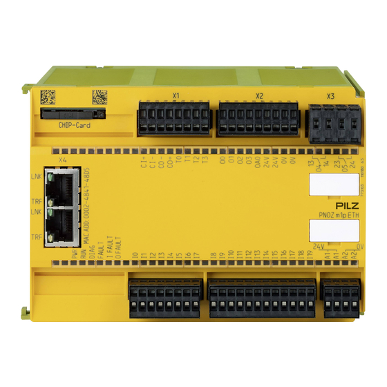 Pilz PNOZ m1p Operating Instructions Manual