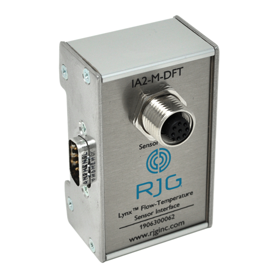 RJG Lynx Product Manual