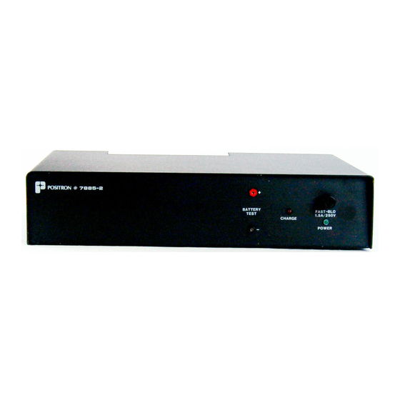 Positron 7885-2 Description And Installation