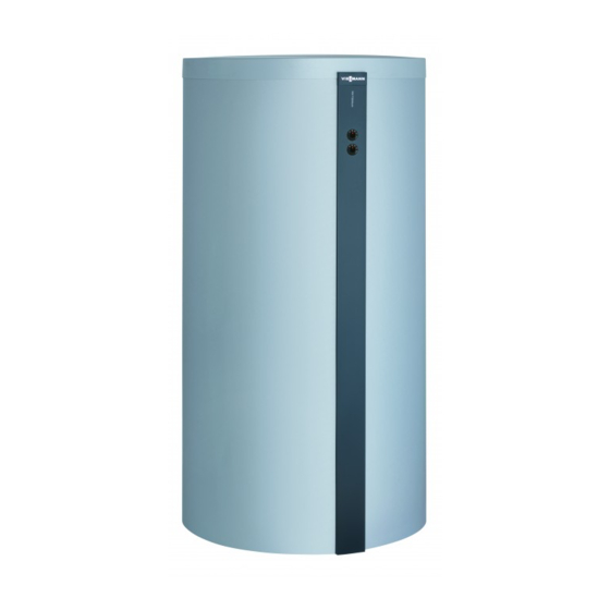 Viessmann Vitocell 100-E Installation And Service Instructions For Contractors