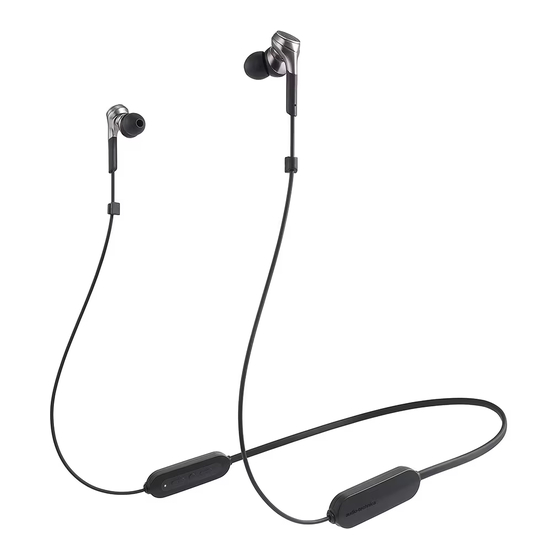 Audio Technica ATH-CKS660XBT Quick Start Manual