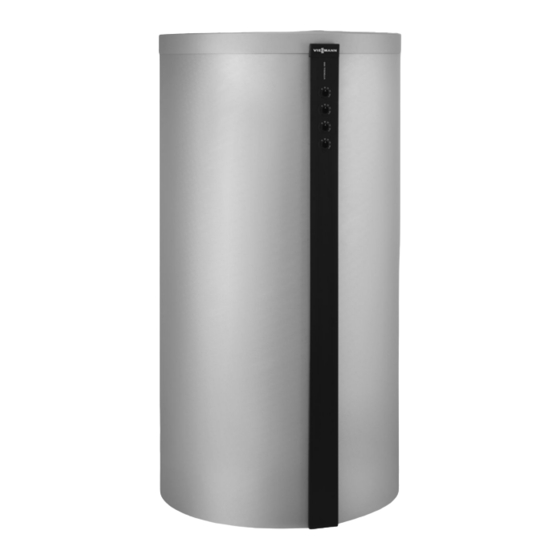 Viessmann Vitocell 100-E Installation And Service Instructions Manual