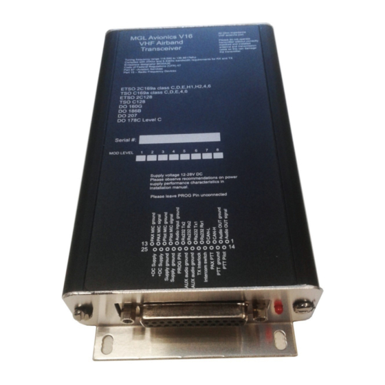 MGL Avionics V16 Manual