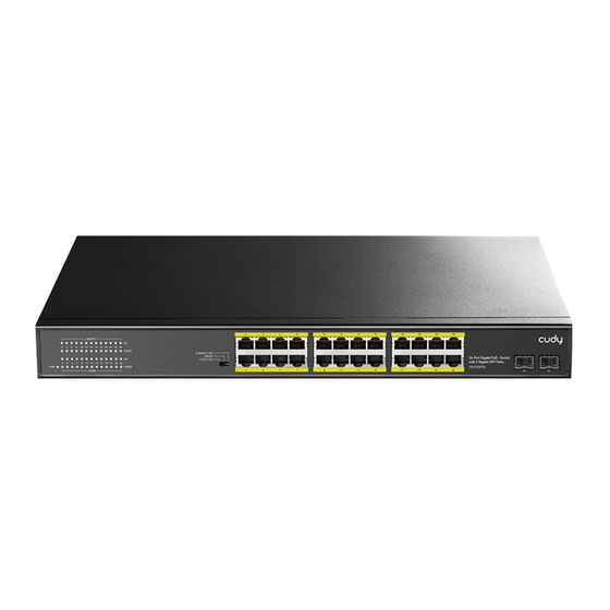 Cudy GS1028PS2 Quick Installation Manual