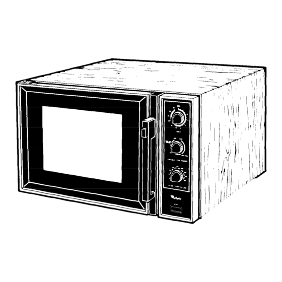 Whirlpool MW8300XP0 Use & Care Manual