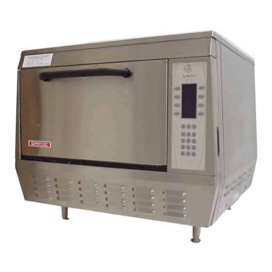 FES TurboChef C3 D ED Manuals