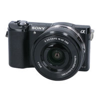 Sony Alpha 5000 User Manual
