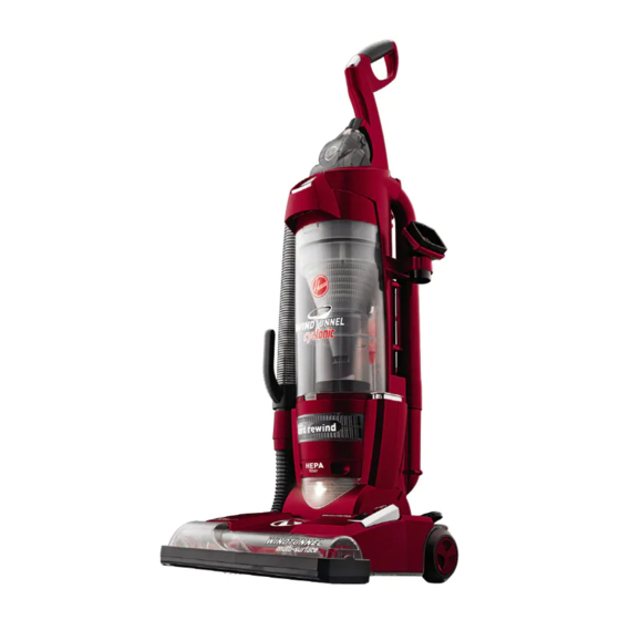 Hoover U5780900 - WindTunnel Cyclonic Bagless Upright Vacuum Cleaner Owner's Manual